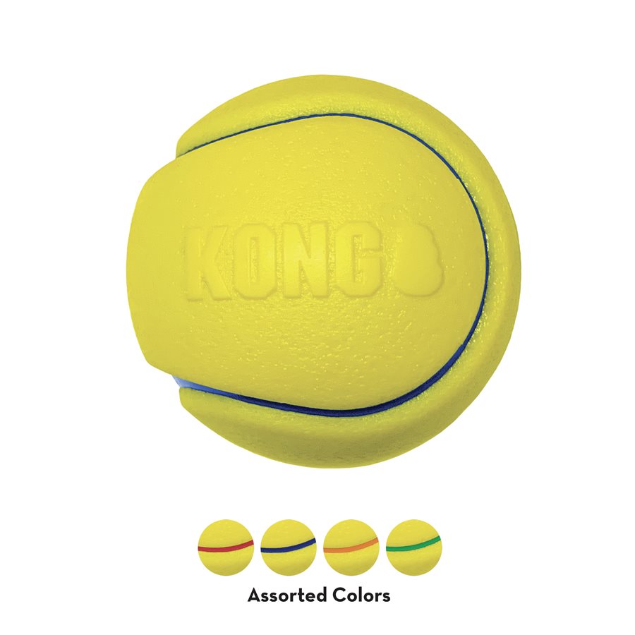 KONG Squeezz® Tennis Assorted Medium 2PK