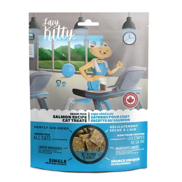 Lazy Kitty™ Salmon Recipe Gently Air Dried Cat Treats 3 oz