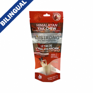 Livstrong Himalayan Yak Cheese Infused with Maple Bacon Dog Treat 75gm