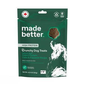Made Better High Protein Insect Protein Free Crunchy Dog Treats 4 oz