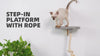 ALL FOR PAWS Skywalk Step-In Platform with Rope