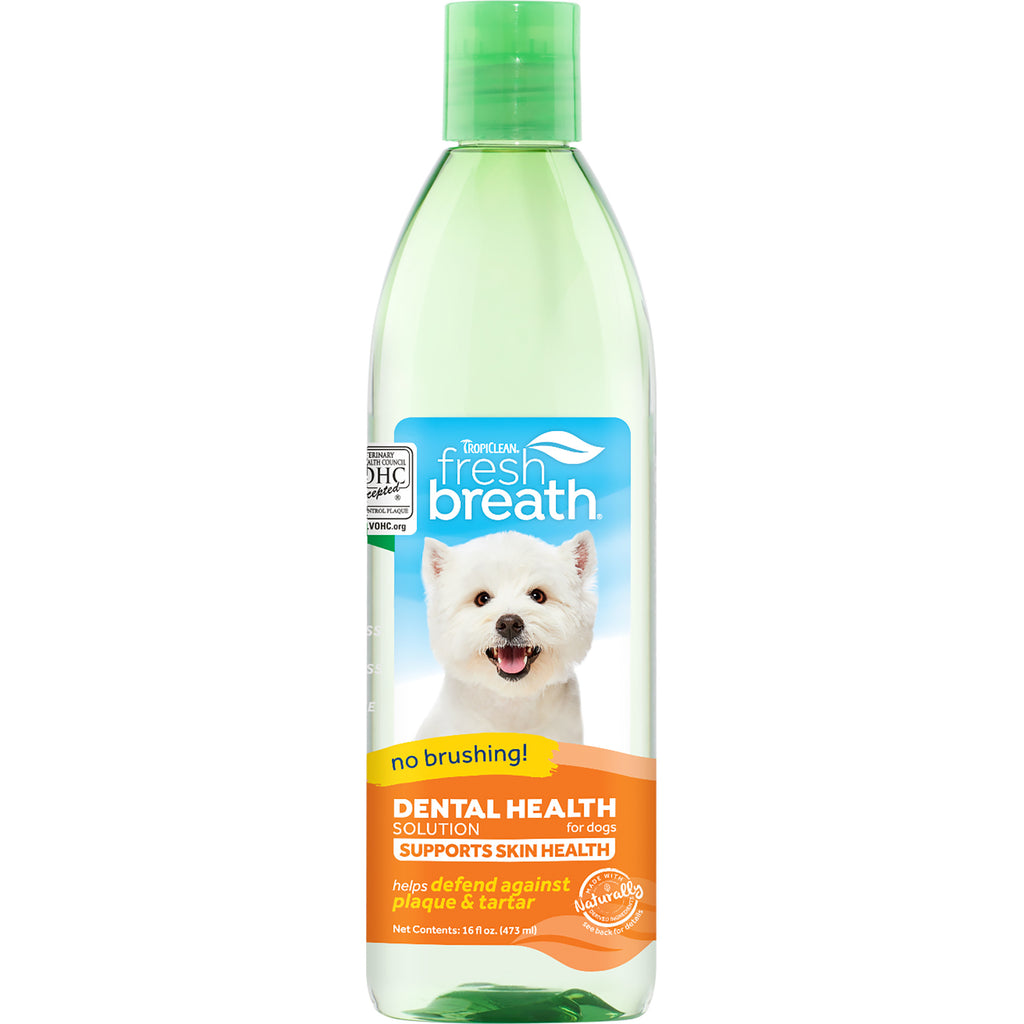 Tropiclean Fresh Breath Oral Care Water Additive Plus Skin & Coat