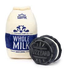 FuzzYard Milk and Cookies Dog Toy