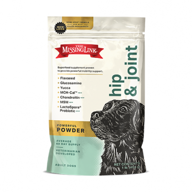 The Missing Link® Hip & Joint Supplement Powder for Dogs 454gm