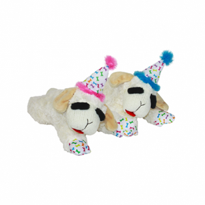 Multipet™ Lamb Chop® with Birthday Hay 10.5" Dog Toy
