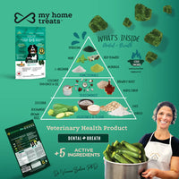 My Home Treats Supplement Biscuit - Dental + Breath 6 oz