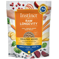 Instinct Longevity Freeze Dried Raw Meals Adult 7 Plus Chicken Dog