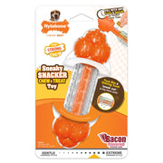 Nylabone Strong Chew Sneaky Snacker Treat Toy Bacon