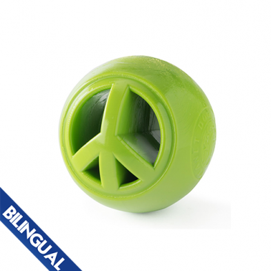 Planet Dog© Orbee-Tuff Nooks Green Peace Dog Toy