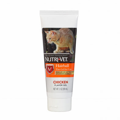 Nutri-Vet® Hairball Paw-Gel Chicken Flavor 3 oz for Cats