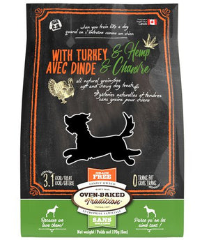Oven-Baked Tradition All Natural Grain Free Soft and Chewy Dog Treats Turkey 170g