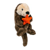 Plush Otter with Squeaker & Interior Rope Body Toy – 11”