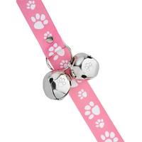 PoochieBells® The Original Dog Doorbell Signature Tracks Collection Pink 25"
