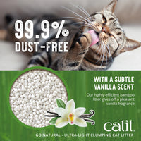 Catit Go Natural! Ultra-Light Clumping Cat Litter - Vanilla - 1.4 kg SALE