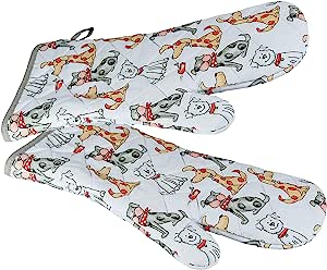 Spotted Dog Oven Mitts - Dog SALE