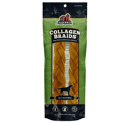 Redbarn Collagen Braids Large Dog 2pk