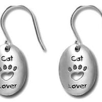 Chelsea Pewter - Cat Lover Earrings