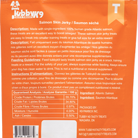 TubbyK9 Tasty Dog Treats Salmon Skin Jerky