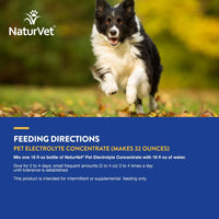 NaturVet® Pet Electrolyte Concentrate for Dogs & Cats 16 oz