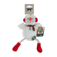 Tall Tails Plush Snowman Pull - Rope Tug Dog Toy 13" SALE