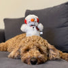 Tall Tails Plush Snowman Pull - Rope Tug Dog Toy 13"