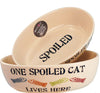 PetRageous® One Spoiled Pet Cat Dish 2 Cups SALE