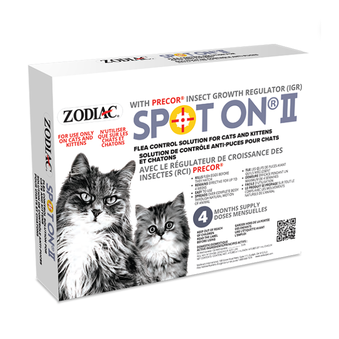 Zodiac Spot-On II Cat and Kittens