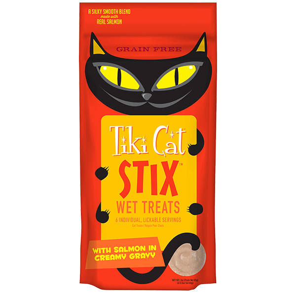 Tiki Cat® STIX™ Salmon in Creamy Gravy Cat Treat 3oz