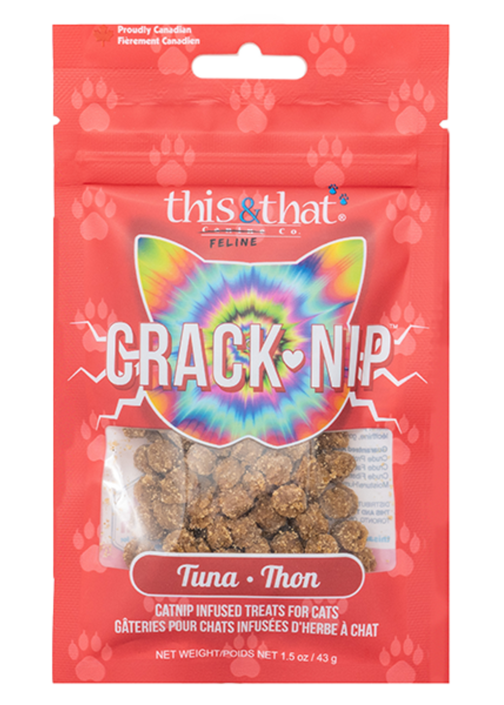 This & That® Snack Station Crack-Nip Tuna 43 gm Cat Treat