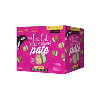 Tiki Cat® Chicken Craves Pâté Mega Pack Wet Cat Food 24 x 2.8oz
