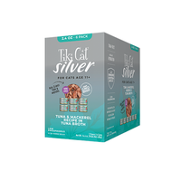 Tiki Cat® Silver™ Senior Whole Foods with Tuna & Mackerel Recipe in Tuna Broth Wet Cat Food 6 x 2.4oz