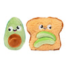FuzzYard Avocado and Toast Dog Toy