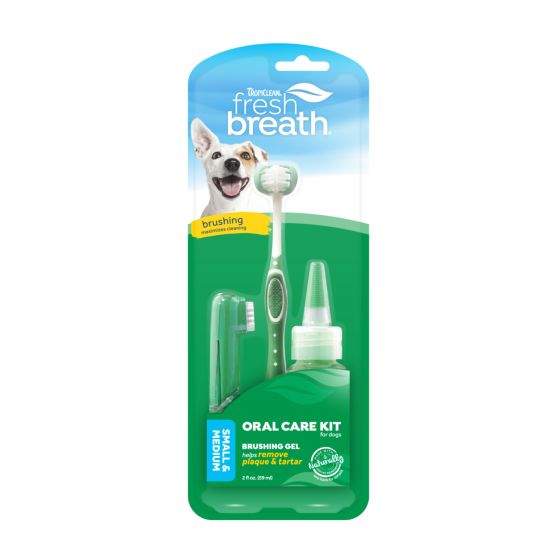 Tropiclean Fresh Breath Oral Care Kit For Small Dogs Dog 2oz