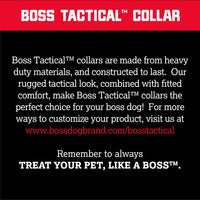 Boss Dog® Boss Tactical™ Camo Blue Adjustable Collar