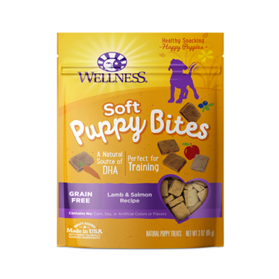 Wellness® Puppy Bites Soft Lamb & Salmon Recipe Dog Treat 3.5 oz