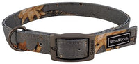 Water And Woods Double Ply Patterned Hound Dog Collar Country Roots Evergreen Dog 1inx26in