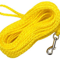 Water And Woods Hollow Poly Braided Dog Check Cord Yellow Dog 1/4inx50ft 1pc