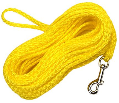 Water And Woods Hollow Poly Braided Dog Check Cord Yellow Dog 1/4inx50ft 1pc