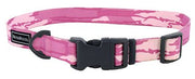 Water And Woods Adjustable Dog Collar Bottomland Pink Dog 1inx18-26in