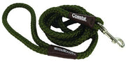 Water And Woods Braided Rope Snap Dog Leash Green Dog 1inx6ft