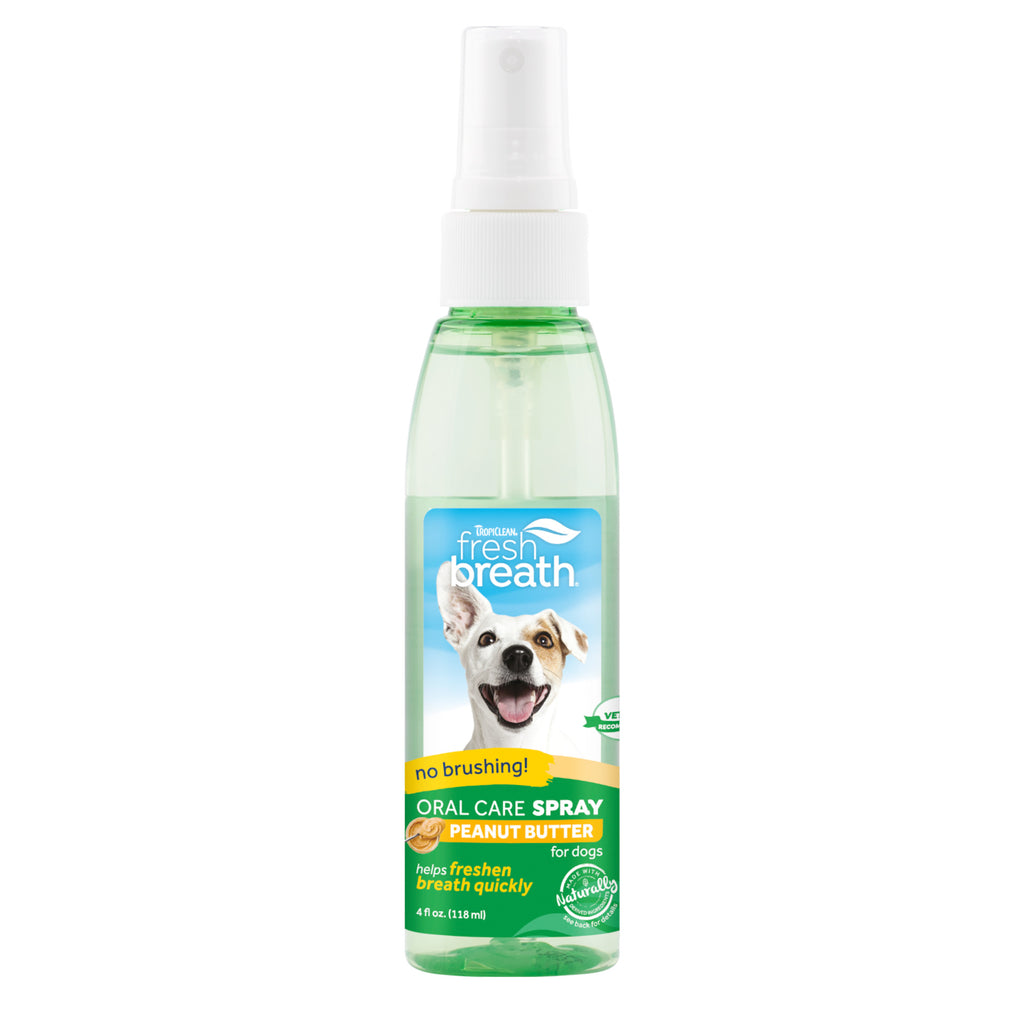 Tropiclean Fresh Breath Oral Care Spray Peanut Butter