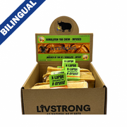 LIVSTRONG Himalayan Yak Cheese Infused with Peanut Butter & Honey X-Large Dog