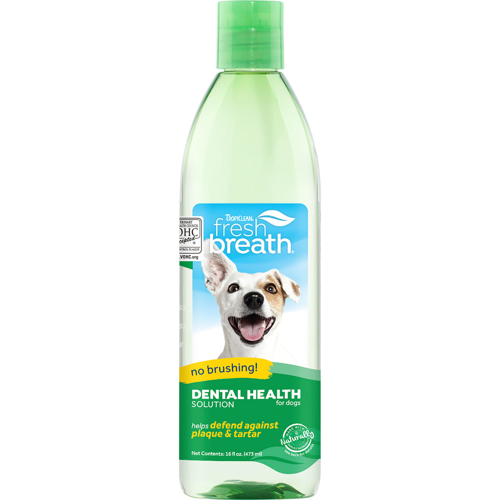 Tropiclean Fresh Breath Dental Health Solution For Dogs