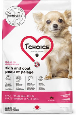 1st Choice Adult Skin and Coat Toy and Small Breed Lamb Formula Dog - Natural Pet Foods