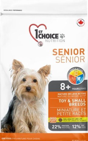 1st Choice Nutrition Dog Mature-Less Active Toy and Small Breed Senior - Natural Pet Foods