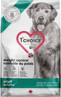 1st Choice Nutrition Dog Weight Control Medium & Large Breed 10kg - Natural Pet Foods