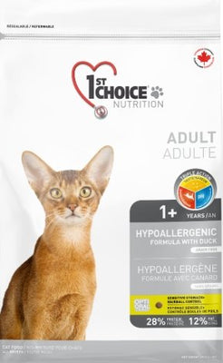 1st Choice Nutrition Grain Free Hypoallergenic Adult Cat Formula - Natural Pet Foods