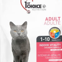 1st Choice Nutrition Indoor Vitality Cat Adult Chicken Formula - Natural Pet Foods