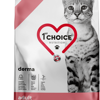 1st Choice Derma All Breeds Adult (1 + year) Dry Cat Foods