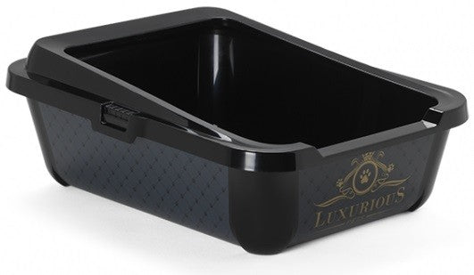 Moderna Open Litter Box - Luxurious Black